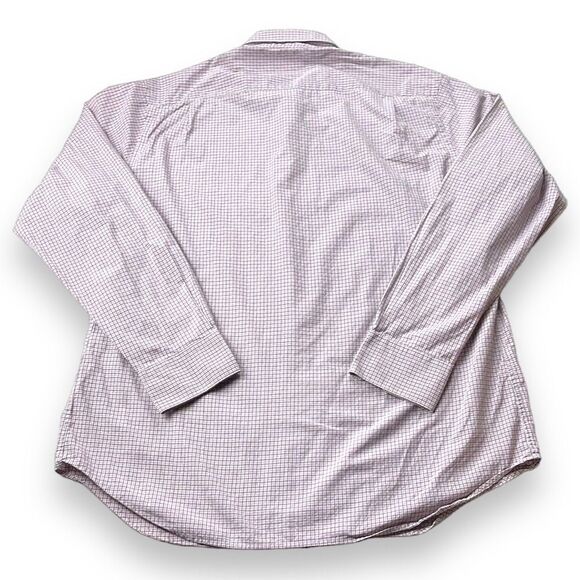 Peter Millar Shirt Mens Extra Large XL Pink Tan Long Sleeve‎ Button Down Shirt - Picture 3 of 10